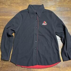 Vintage Louisville Cardinals Fleece Jacket Shacket